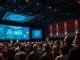 Audience at an AI-focused panel during the SXSW 2026 festival in Austin.
