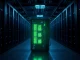 American Bitcoin mining facility showing industrial-scale cryptocurrency mining hardware.