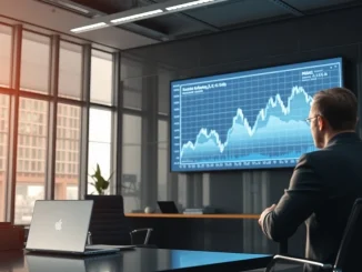 Anthony Scaramucci Bitcoin price prediction analysis chart on a financial screen.