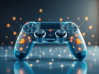 AurumX and FishWar collaboration merging gaming controllers with blockchain networks for Web3 economies.