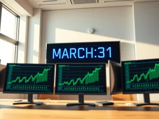 Countdown clock for DeepSnitch AI crypto presale launch on March 31 in a trading environment.