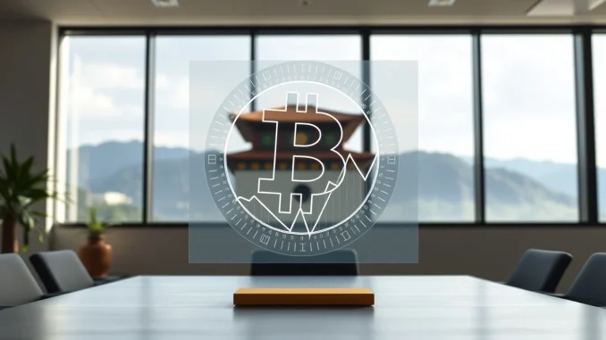 Bhutan's national Bitcoin investment strategy and recent $72.3 million sell-off visualized.