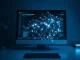 Binance AI Agent Skills for crypto trading shown as a futuristic trading interface with a neural network overlay.