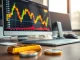 Binance TradFi futures milestone shown on trading terminal with gold and silver commodities.