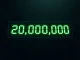 Bitcoin 20 million milestone counter display representing the historic mining achievement and remaining supply