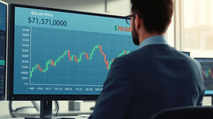 Analysis of Bitcoin price chart showing resistance at the $78,000 target level as traders assess breakout odds.