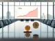 Federal Reserve boardroom scene contrasting Bitcoin's 1250% risk weight against gold bar under Basel rules.