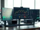Three Bitcoin Binance charts revealing critical setup for next major BTC price movement on professional trading monitors
