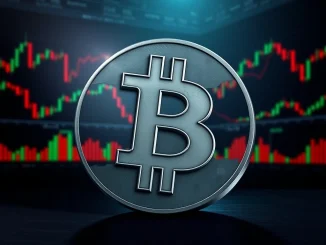 Bitcoin logo under stress symbolizing market's challenging phase and repeated price rejections.