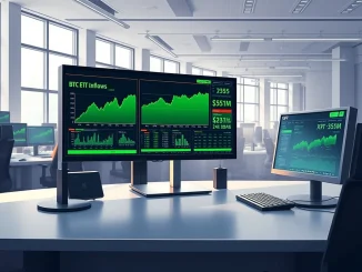 Bitcoin ETFs add $251M as Goldman Sachs tops XRP ETF holdings on trading desk monitors