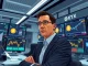 Professional trader analyzing Bitcoin and XRP ETF flow data on trading desk monitors in March 2026
