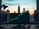 Spot Bitcoin ETFs show critical inflow reversal on financial chart with Bitcoin symbol.