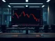 Analysis of Bitcoin and Ethereum's weak Q1 2026 performance on a financial trading chart.