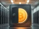Bitcoin accumulation and secure storage represented by digital vault imagery