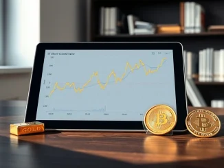 Analysis of Bitcoin versus gold ratio showing potential historic market bottom signals for 2026.