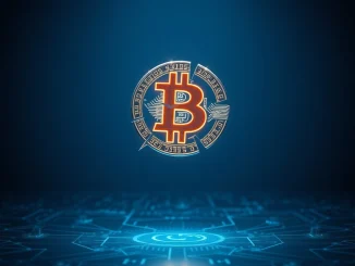 A fractured Bitcoin symbol representing the 2026 hard fork debate over Satoshi's quantum-vulnerable coins.