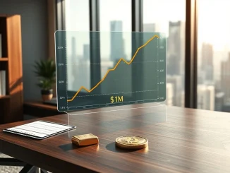 Digital and physical gold bars representing Bitcoin's competition in the store of value market