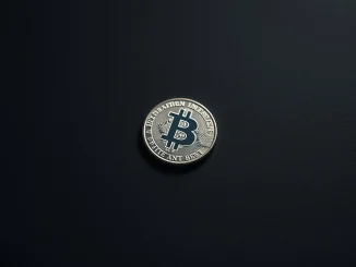 American nickel coin compared to digital Bitcoin symbol representing the viral investment meme.