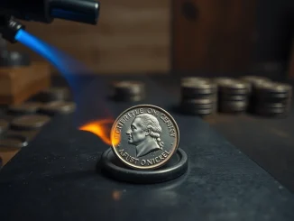 Investigative analysis of the viral Bitcoin to nickels profit meme showing legal and practical risks.