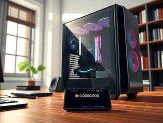 A high-end gaming PC representing the hardware challenge of Bitcoin mining in 2026.