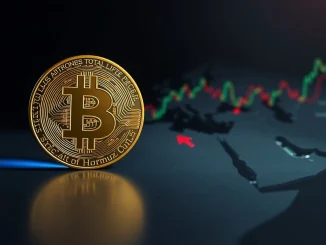 Bitcoin price and G7 oil plan analysis showing a Bitcoin coin and Middle East map.