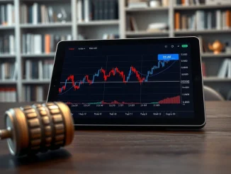 Analysis of Bitcoin price and WTI crude oil correlation on a financial chart.