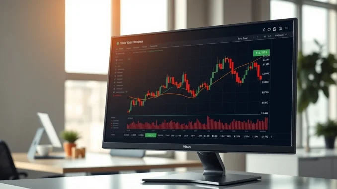 Bitcoin price prediction dashboard showing downward trend analysis for 2026 market conditions