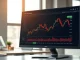 Bitcoin price prediction dashboard showing downward trend analysis for 2026 market conditions