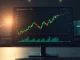 Bitcoin price chart analysis showing rebound from the 50-day moving average trend line.