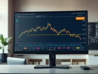 Bitcoin price chart analysis showing critical support levels and potential downward trend toward $46,000 target