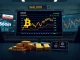Breaking crypto market news showing Bitcoin price surge and AI token DeepSnitch amid geopolitical events.