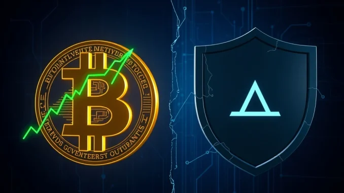 Bitcoin recovery and Aave governance crisis analysis showing market surge and DeFi tensions.