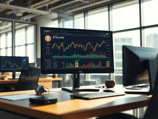 Cryptocurrency market analysis showing Bitcoin price chart approaching $70,000 resistance level on March 11