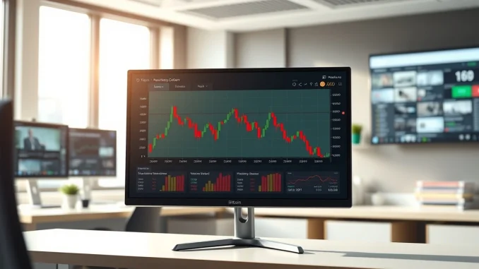 Bitcoin trading dashboard showing price rally with declining spot volume indicators in March 2026 market analysis