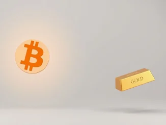 Bitcoin and gold market analysis showing cryptocurrency support levels versus precious metal volatility
