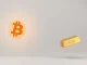 Bitcoin and gold market analysis showing cryptocurrency support levels versus precious metal volatility