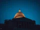 The United States Capitol building at dusk, representing the legislative push for Bitcoin tax policy.