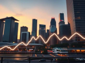 Bitdeer Bitcoin sale and Asia crypto news in 2026 showing financial district and market trends