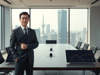 Bithumb CEO Lee Jae-won in professional setting during regulatory challenges