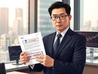 South Korean financial regulator issues suspension notice to Bithumb cryptocurrency exchange for compliance failures