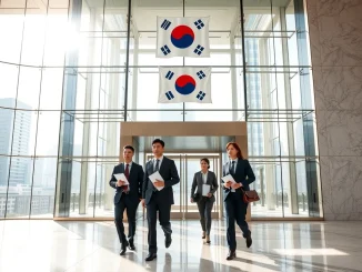 South Korea Financial Intelligence Unit building where Bithumb suspension decision was made
