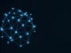 Bittensor's decentralized AI neural network concept illustrating machine learning connections.