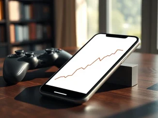 BORA cryptocurrency price analysis on smartphone with gaming controller representing blockchain gaming token market