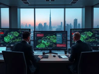 Bybit AI security framework operations center in Dubai intercepting cryptocurrency fraud