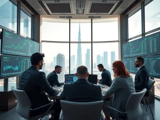 Bybit cryptocurrency exchange team operating in Dubai office during Middle East expansion