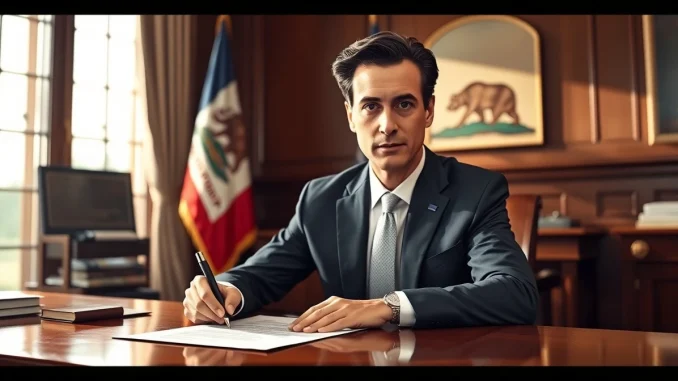 California Governor Gavin Newsom signs executive order banning prediction market insider trading.