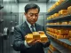 China's central bank gold reserves strategy for yuan internationalization and US dollar challenge