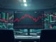 Bitcoin price chart on trading dashboard illustrating market stress and CME basis compression analysis.