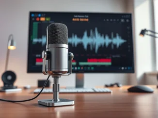 Cohere's Transcribe AI voice model for professional speech recognition and transcription technology.