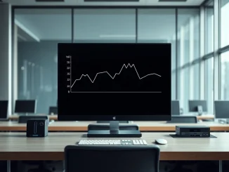 Coinbase perpetual contracts halt decision shown on a professional trading desk monitor